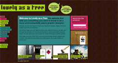Desktop Screenshot of lovelyasatree.com